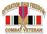 Bronze Star Iraq Combat Veteran 5.5" Military Sticker / Decal