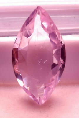 7.75 Cts. Natural Kunzite Rose Pink Color Marquise Cut Certified Gemstones