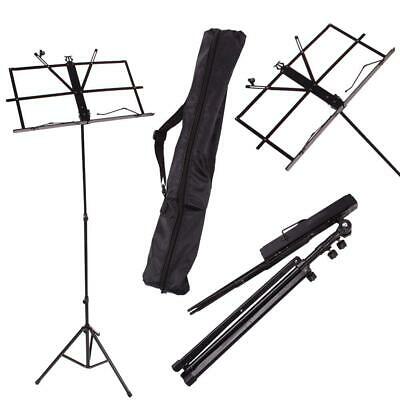 New Adjustable Protable Folding Music Sheet Stand For Musicians With Gift Bag